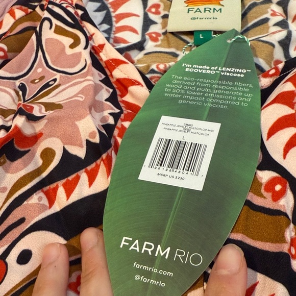 Farm Rio Colorful Patterned maxi Dress - Picture 4 of 7